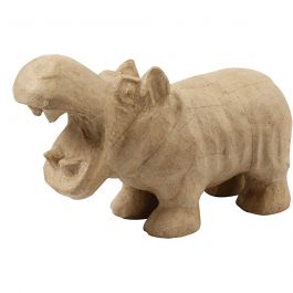 Nijlpaard, H: 18 cm, L: 28 cm, 1 stuk [HOB-50725]