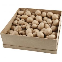 Eieren, H: 3-4-5-6 cm, 140 stuk/ 1 doos [HOB-51042]