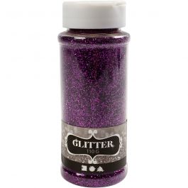 Glitter, paars, 110 gr/ 1 Doosje [HOB-512651]