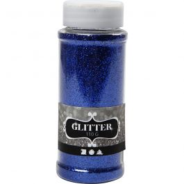 Glitter, blauw, 110 gr/ 1 Doosje [HOB-51265]