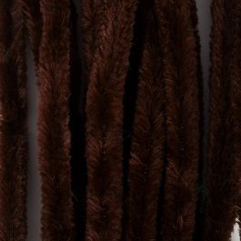 Chenille, L: 30 cm, dikte 15 mm, bruin, 15 stuk/ 1 doos [HOB-51624]