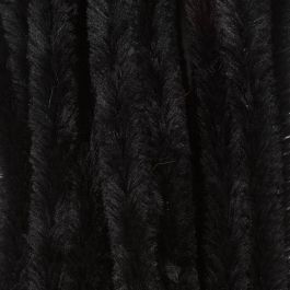 Chenille, L: 30 cm, dikte 15 mm, zwart, 15 stuk/ 1 doos [HOB-51628]