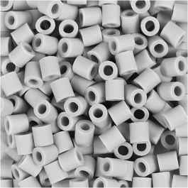 BioBeads van NABBI, afm 5x5 mm, gatgrootte 2.5 mm, medium, grijs, 3000 stuk/ 1 doos [HOB-906782]