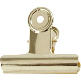 Metalen klem, B: 7,5 cm, brons, 6 stuk/ 1 doos [HOB-51769]