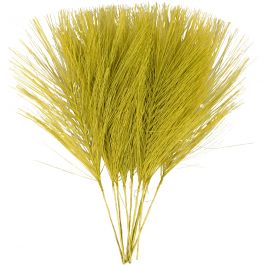 Kunstveren, L: 15 cm, B: 8 cm, groen, 10 stuk/ 1 doos [HOB-518058]