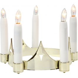 Lucia kroon, H: 14 cm, d 15-19 cm, 1 stuk [HOB-52368]
