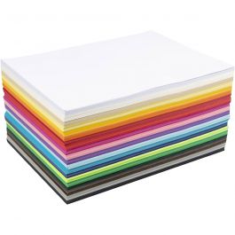 Gekleurd Karton, A3, 180 gr, diverse kleuren, 3x300 vel/ 1 doos [HOB-534112]