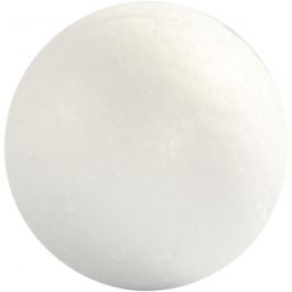 Ballen, d 3 cm, wit, 10 stuk/ 1 doos [HOB-543011]