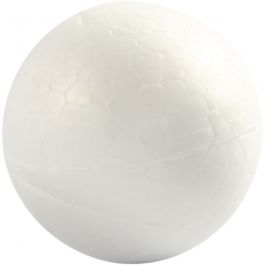 Ballen, d 4 cm, wit, 10 stuk/ 1 doos [HOB-543021]