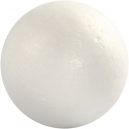 Ballen, d 6 cm, wit, 5 stuk/ 1 doos [HOB-543060]