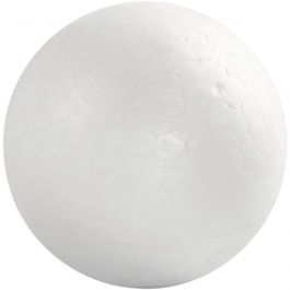 Ballen, d 6 cm, wit, 50 stuk/ 1 doos [HOB-543062]