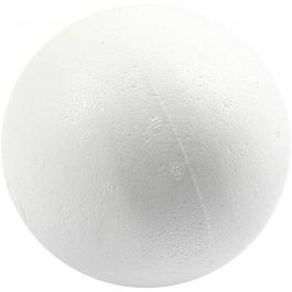 Ballen, d 12 cm, wit, 25 stuk/ 1 zak [HOB-543130]
