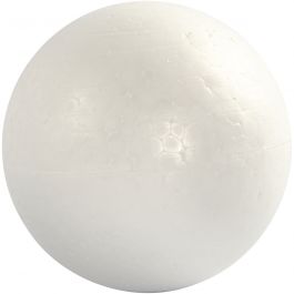 Ballen, d 12 cm, wit, 5 stuk/ 1 doos [HOB-54313]
