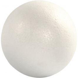 Ballen, d 14,8 cm, wit, 1 stuk [HOB-54314]