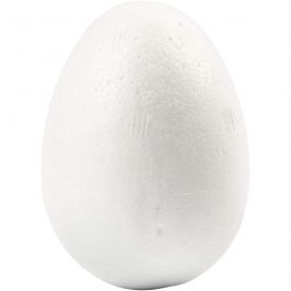 Eieren, H: 6 cm, wit, 50 stuk/ 1 doos [HOB-543201]