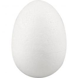 Eieren, H: 7 cm, wit, 50 stuk/ 1 doos [HOB-543251]
