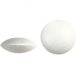 Ufo's, d 7,5 cm, dikte 31 mm, wit, 100 stuk/ 1 doos [HOB-543700]