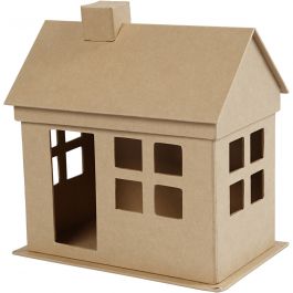 Huis, H: 23 cm, D: 14,5 cm, L: 22,5 cm, 1 stuk [HOB-54903]
