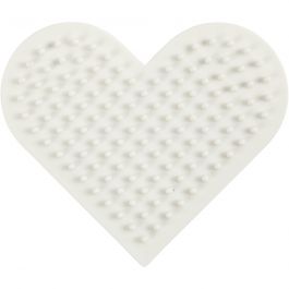 NABBI BioBeads Grondplaat, klein hart, afm 7x8,5 cm, medium, 1 stuk [HOB-906785]