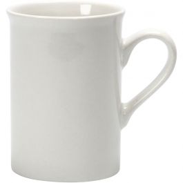 Mokken, H: 10 cm, d 7,4 cm, 245 ml, wit, 1 stuk [HOB-555970]