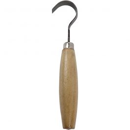 Lepel mes, L: 16 cm, B: 1,3 cm, d 3 cm, 1 stuk [HOB-55711]