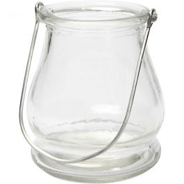 Lantaarn, H: 10 cm, d 9 cm, 12 stuk/ 1 doos [HOB-55856]