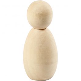 Houten figuur, H: 6 cm, 5 stuk/ 1 doos [HOB-55974]
