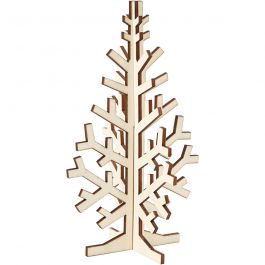 Kerstboom, H: 20 cm, B: 12 cm, 1 stuk [HOB-56171]