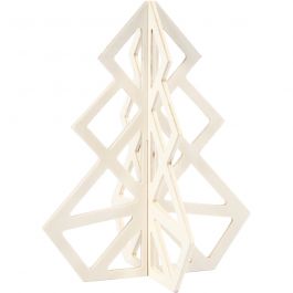 Kerstboom, H: 16 cm, B: 13 cm, 1 stuk [HOB-56172]