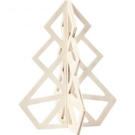 Kerstboom, H: 20 cm, B: 16 cm, 1 stuk [HOB-56173]