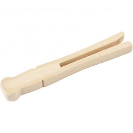 Wasknijpers, L: 9,5 cm, B: 1,4 cm, 6 stuk/ 1 doos [HOB-564451]