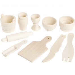 Keukengerei, L: 40-60 mm, 10 stuk/ 1 doos [HOB-564701]