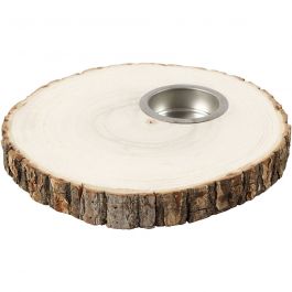 Waxinelicht, d 14-16 cm, dikte 19 mm, 1 stuk [HOB-56563]