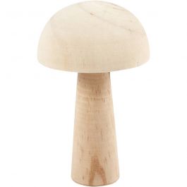 Paddestoel , H: 14 cm, d 9 cm, 1 stuk [HOB-56934]