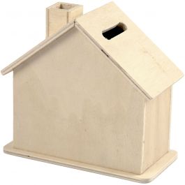 Spaarhuis, afm 9,6x11,7x5,5, cm, 1 stuk [HOB-574720]