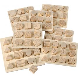 Puzzel, afm 12,5x12,5-19,5x19,5 cm, 7 stuk/ 1 doos [HOB-57618]