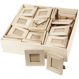 Lijst, afm 10x10+9x11 cm, 80 stuk/ 1 doos [HOB-57773]