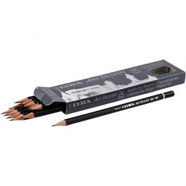 Art Design Tekenpotloden, d 6,9 mm, HB, vulling 1,8 mm, 12 stuk/ 1 doos [HOB-57812]