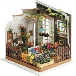 DIY Miniatuur kamer, Tuin, H: 21 cm, B: 19,5 cm, 1 stuk [HOB-57880]