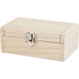Sieradenbox, H: 4.5 cm, L: 11.5 cm, B: 7,5 cm, 1 stuk [HOB-57956]