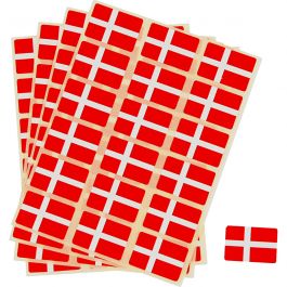Vlag, afm 15x22 mm, 72 stuk/ 1 doos, Denemarken [HOB-59124]