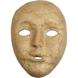 Volledig masker, H: 17,5 cm, B: 12,5 cm, 1 stuk [HOB-592520]