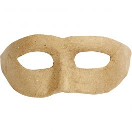 Zorro masker, H: 8 cm, B: 21 cm, 1 stuk [HOB-592540]