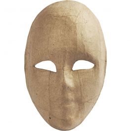 Volledig masker, H: 23 cm, B: 16 cm, 1 stuk [HOB-592560]