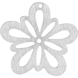 Bloem, d 27 mm, dikte 1,7 mm, off-white, 20 stuk/ 1 doos [HOB-599421]