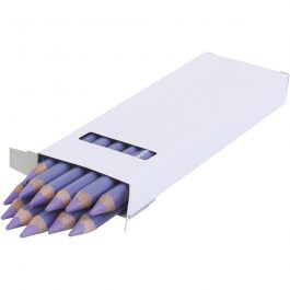 Edu Jumbo Kleurpotlood, dikte 10 mm, vulling 6,25 mm, lichtpaars, 12 stuk/ 1 doos [HOB-408045]