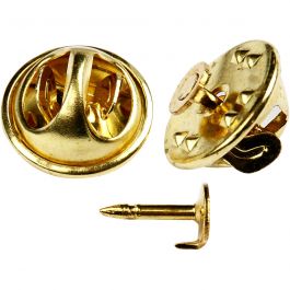 Button stud, d 11,5 mm, verguld, 25 stuk/ 1 doos [HOB-60069]