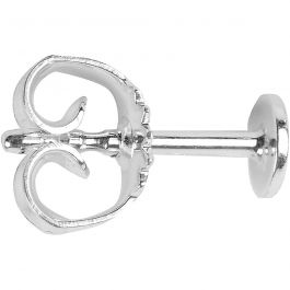 Oorstekers, L: 13 mm, d 5 mm, zilver, 10 stuk/ 1 doos [HOB-60842]
