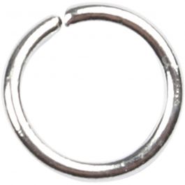 Ringen, afm 5,4 mm, dikte 0,7 mm, verzilverd, 500 stuk/ 1 doos [HOB-61379]