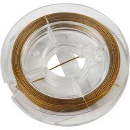 Sieradendraad, dikte 0,38 mm, goud, 10 m/ 1 rol [HOB-61585]
